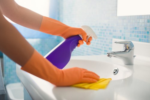 Local cleaners working in a South London residential property