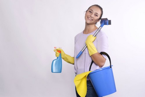 Hard floor maintenance for a busy commercial space in SW2