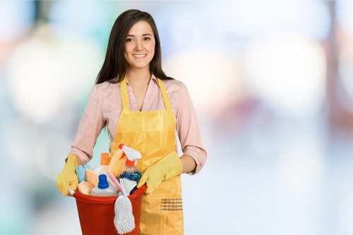 Local deep cleaning team working in SW2 residential areas