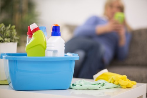 Domestic cleaning in a flat and maisonette area of SW2